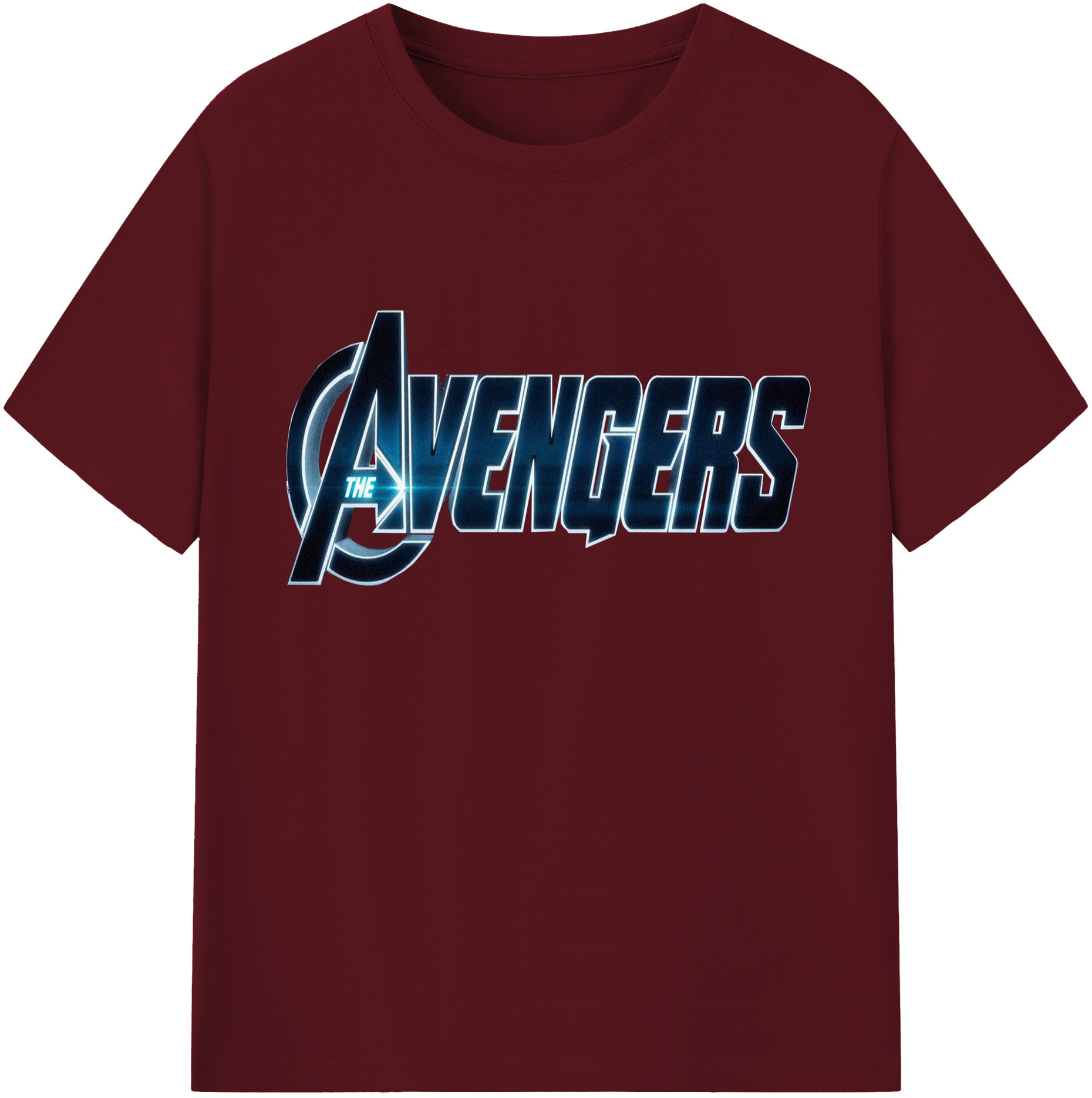 （画像用） アベンジャーズ The Avengers 綿100％半袖Tシャツ（フロントプリント）